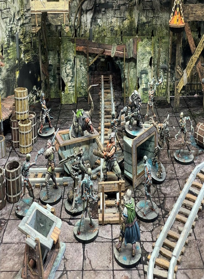 Battle Systems Fantasy Dungeon Terrain Mines of Meruta Terrain Immersive Scenery for D&D DND Maladum Pathfinder RPGs Full Color Heavy Duty Cardstock Printed Both Sides - Image 3